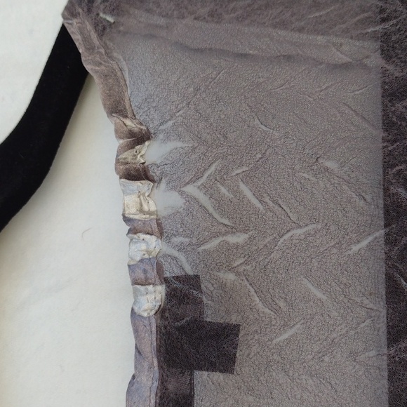 Komarov Ombre Charmeuse Dress & Chiffon Jacket Oyster Smoke PXL - Picture 14 of 16